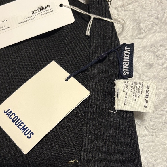 Black Ribbed Top - Picture 5 of 5